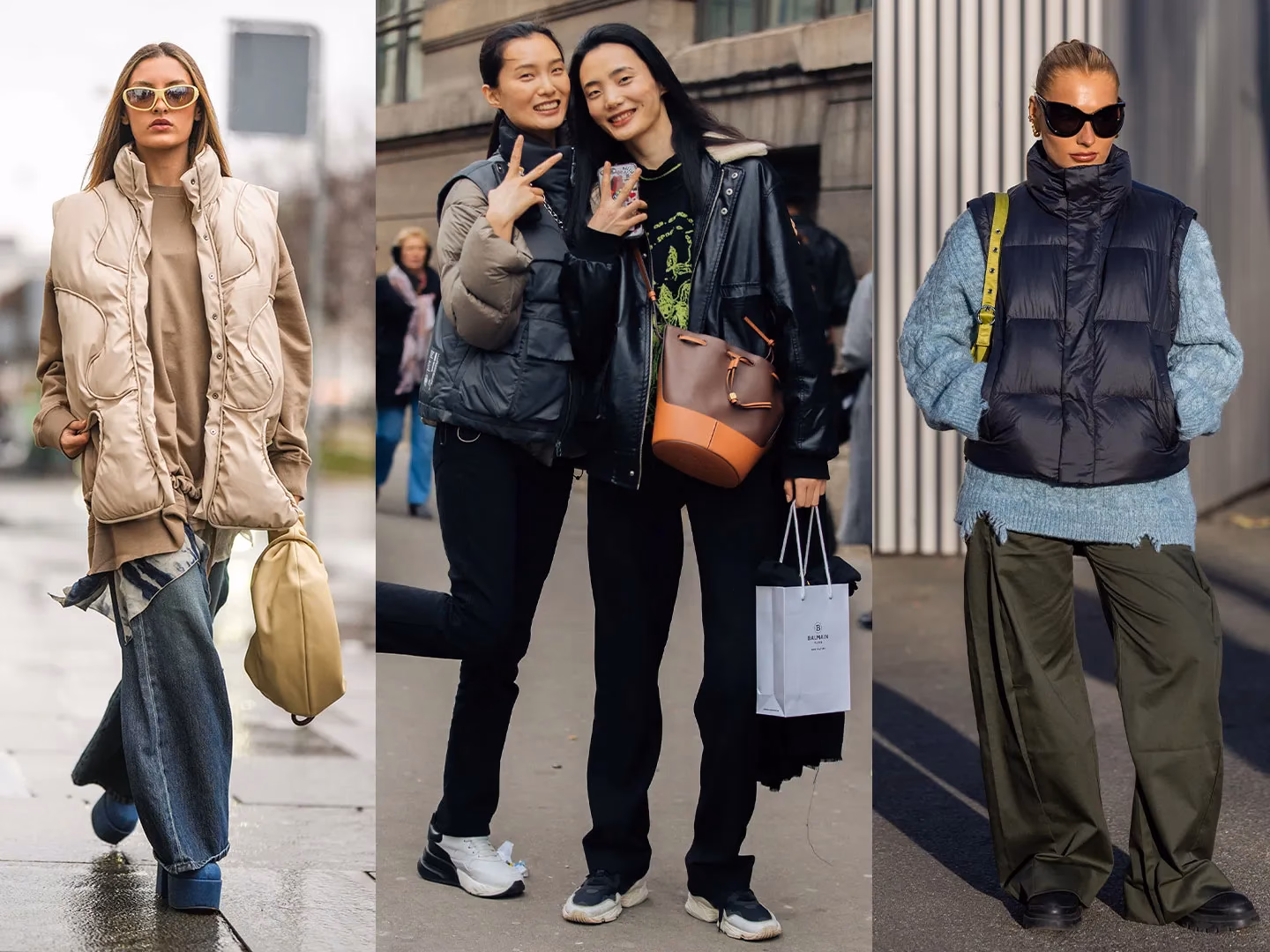 Wat draag je onder een bodywarmer?