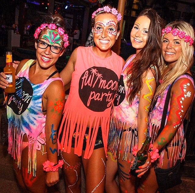 Where can I find full moon parties?