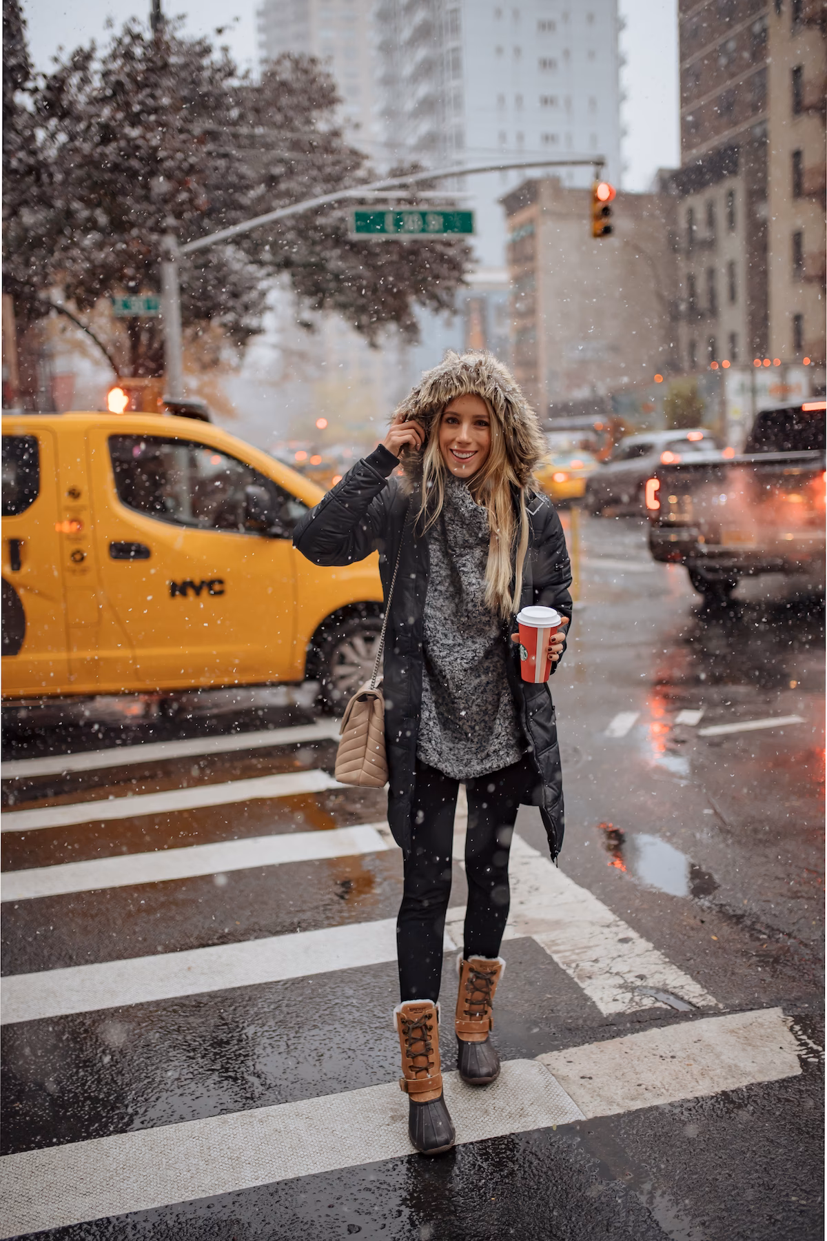 Is winter a fashion statement in New York?