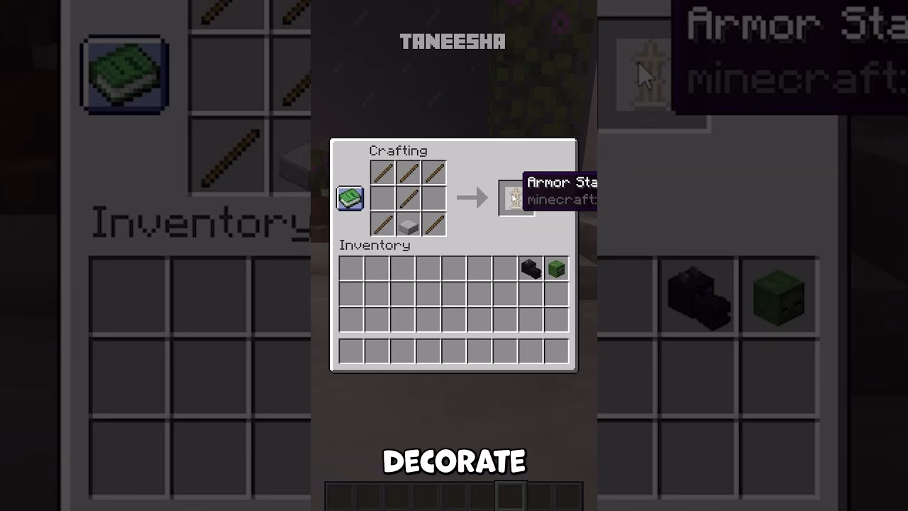 How do armor stands work in Minecraft Bedrock Edition?