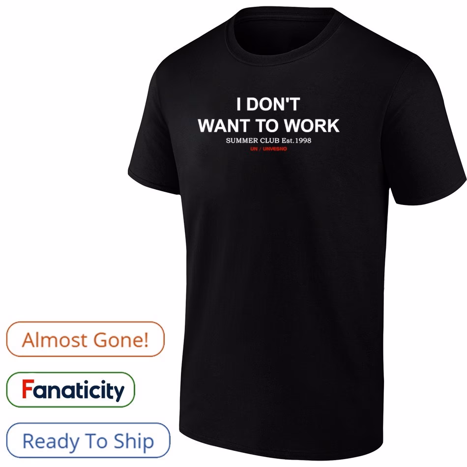 Why do I not want to work?