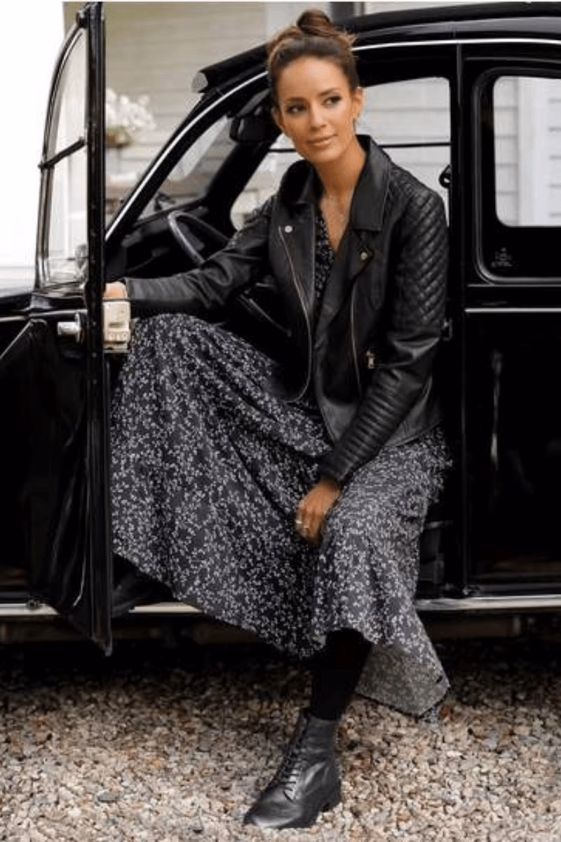 Welke jas draag je over een jurk?