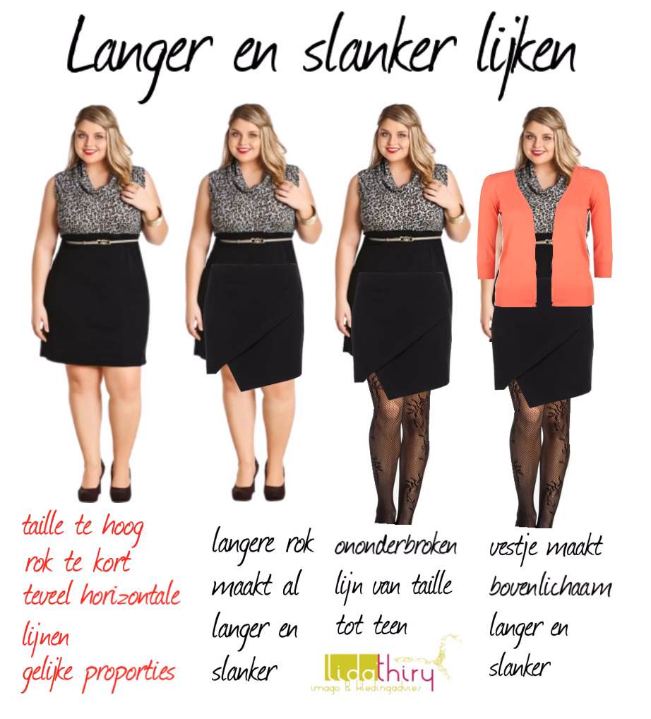 Welke jurk maakt je slanker?