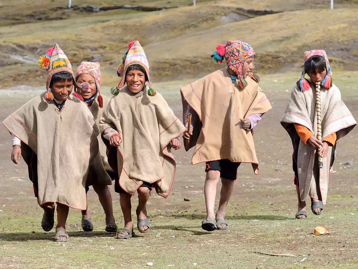 What type of cloth did the Incas use?