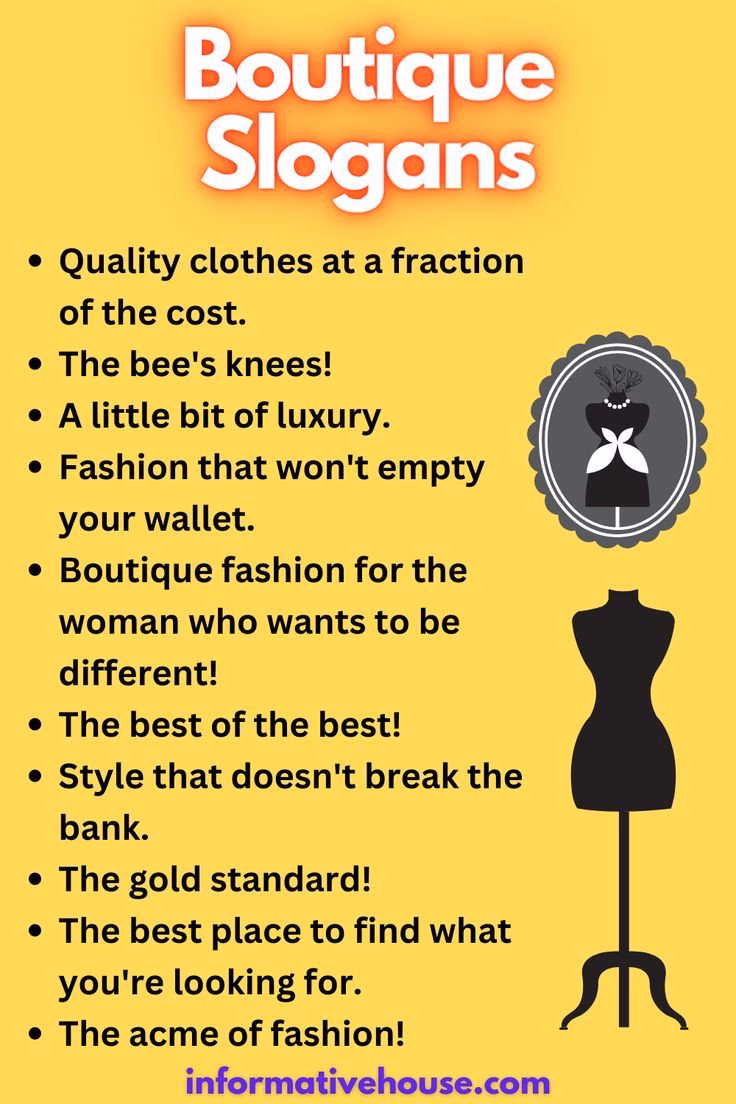 What makes a good fashion brand slogan?