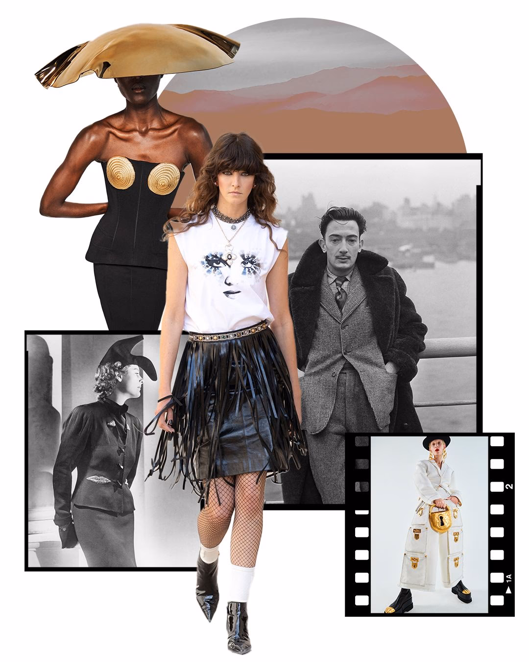 What are some examples of surrealist fashion?