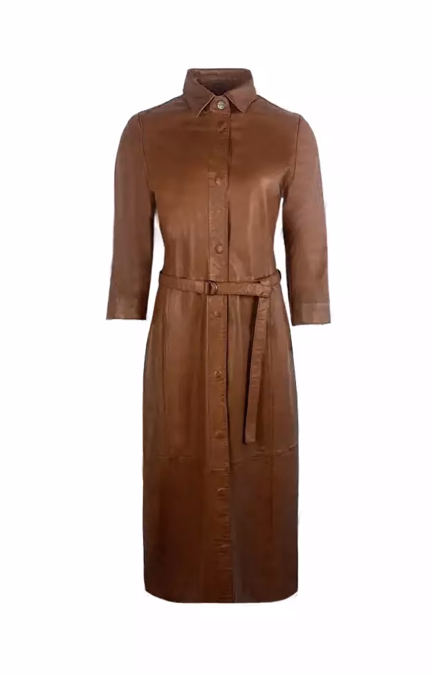 Wat te dragen bij een leren jurk?