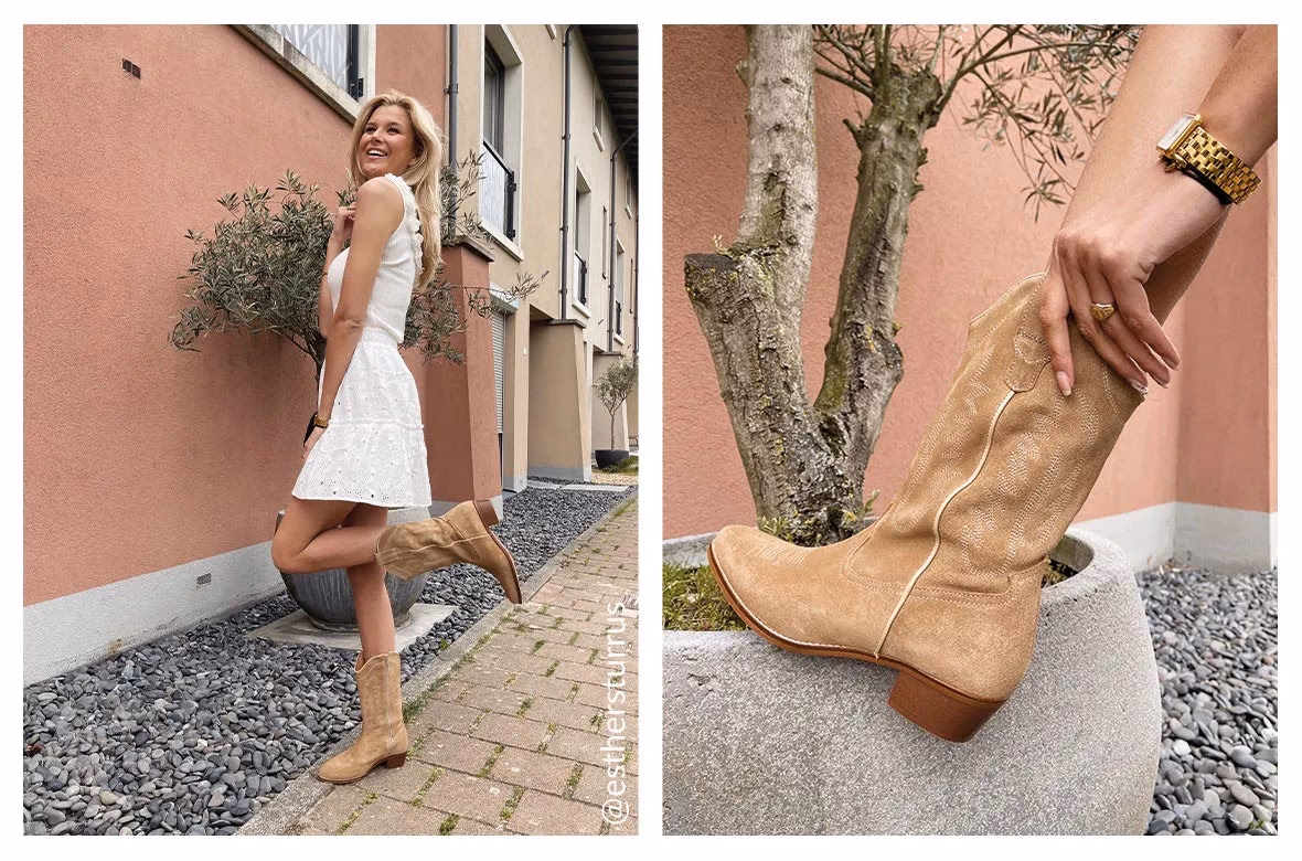 Is het oké om laarzen te dragen onder een jurk?