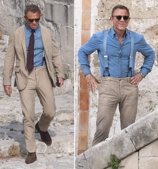 Does James Bond have a 'no time to die' wardrobe?
