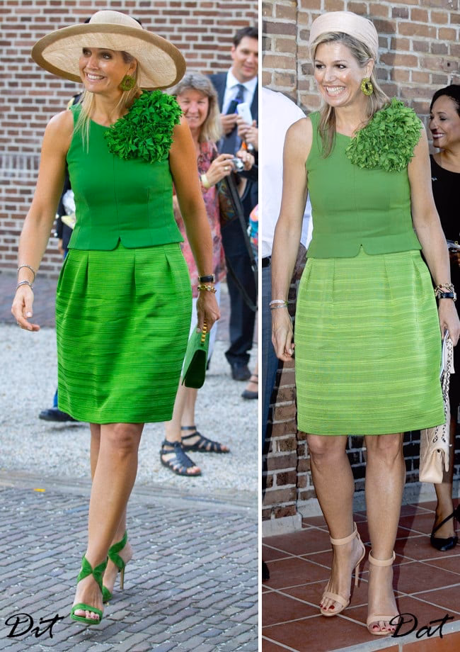 Welke kleur schoenen past bij groen?