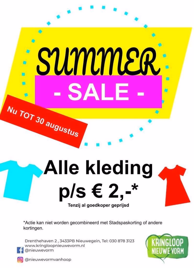 Wanneer begint de zomersale in 2025?